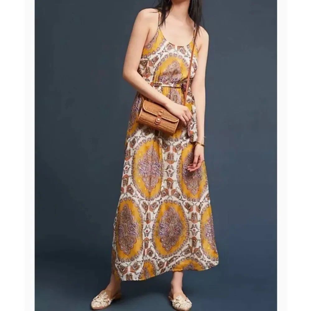 Anthropologie Medallion Maxi Dress by Akemi + Kin Size Small